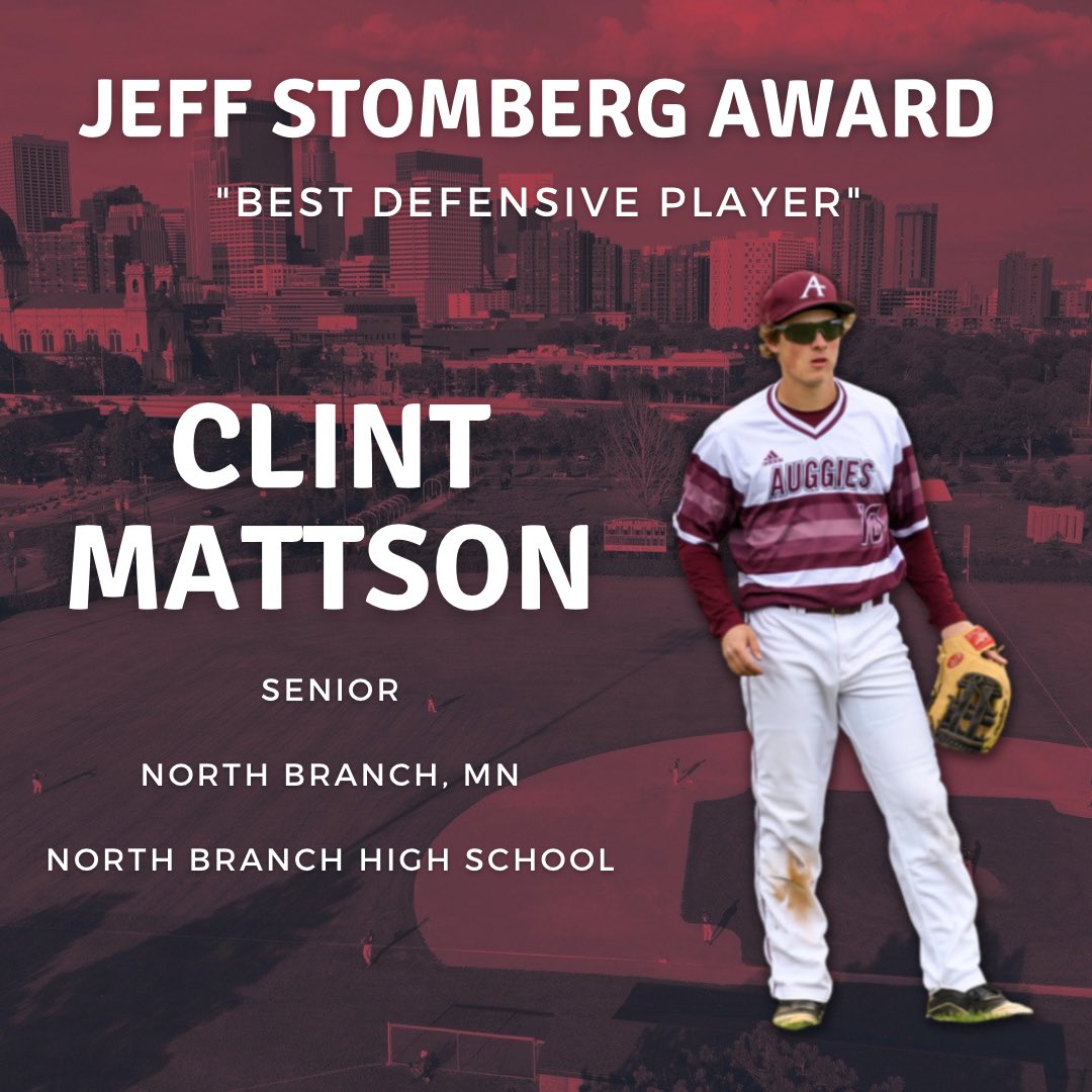 The Jeff Stomberg Award for Best Defensive Player goes to Senior - Clint Mattson!

Well deserved for this guy!

#FDSA #Convocation 🦅