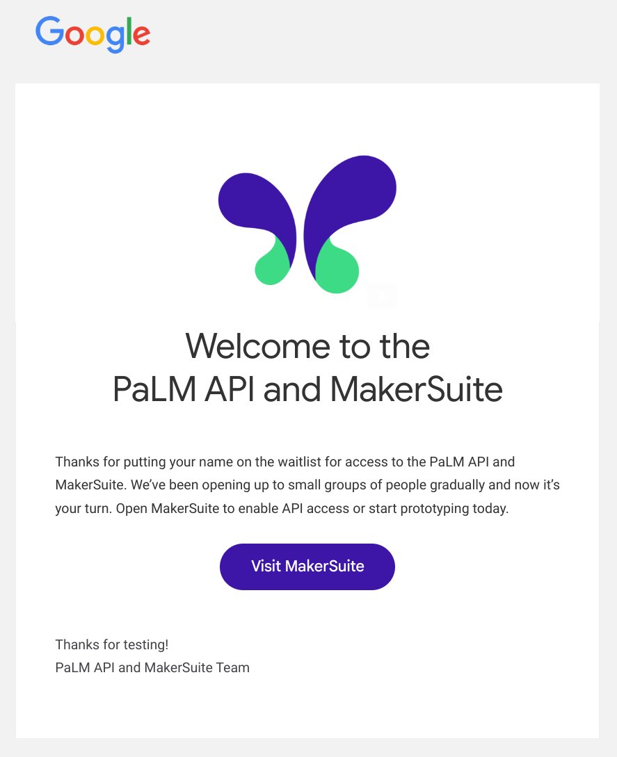 lukwam's tweet image. It's on! PaLM API and MakerSuite! #google #generativeai #palmapi #makersuite