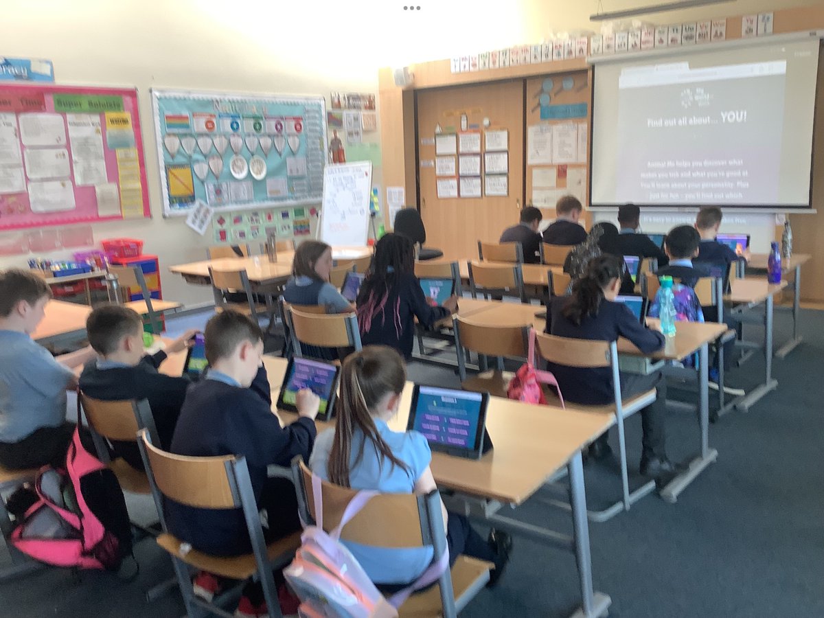 StBernardsPS's tweet image. Primary 5b visited the “My World of Work” website and undertook the ‘Animal Me’ quiz to find out what jobs they would be most suited to 😃 @dywstpauls @garycondie67 @DYWGlasgow @mywowscotland #worldofworkweek