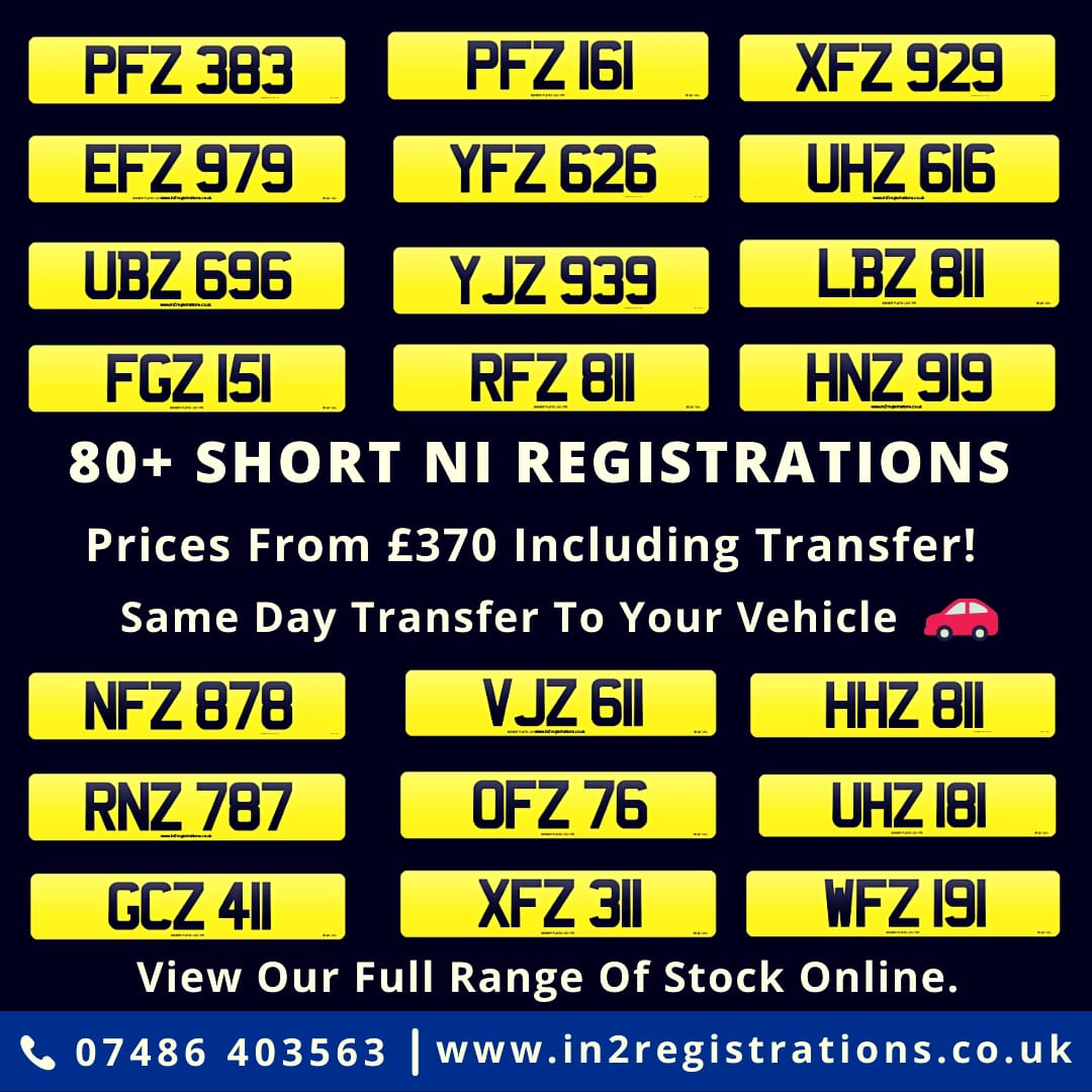 In2Registrations (@in2registration) on Twitter photo Upgrade your vehicles registration with Northern Ireland's Premier Registration Dealer 🚘
View the full range of stock on our website in2registrations.co.uk
<a href="/BelfastHourNI/">#BelfastHour</a> #belfasthour #EclipseTints Upgrade your vehicles registration with Northern Ireland's Premier Registration Dealer 🚘
View the full range of stock on our website in2registrations.co.uk
<a href="/BelfastHourNI/">#BelfastHour</a> #belfasthour #EclipseTints