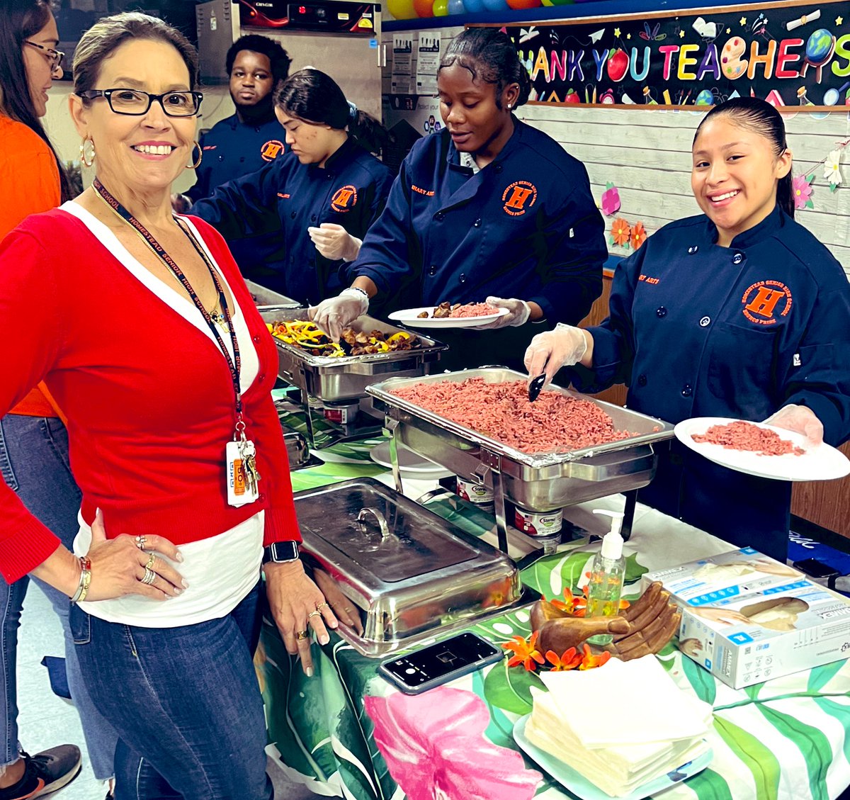 Teacher Appreciation Week <a href="/HomesteadSHS/">Homestead Senior High School</a> ! Teachers enjoyed traveling around the world via food, culture, and sweet treats! #TeacherAppreciationWeek2023