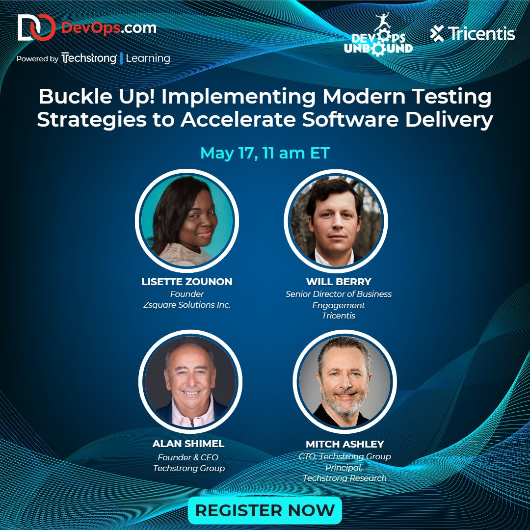 devopsdotcom's tweet image. Neglecting testing during the early planning stages is like going skydiving without checking your parachute first—it could result in a high-risk situation. Register for our FREE #TLExperience  and avoid these situations. bit.ly/42hmv74

#DevOps #TestingStrategies