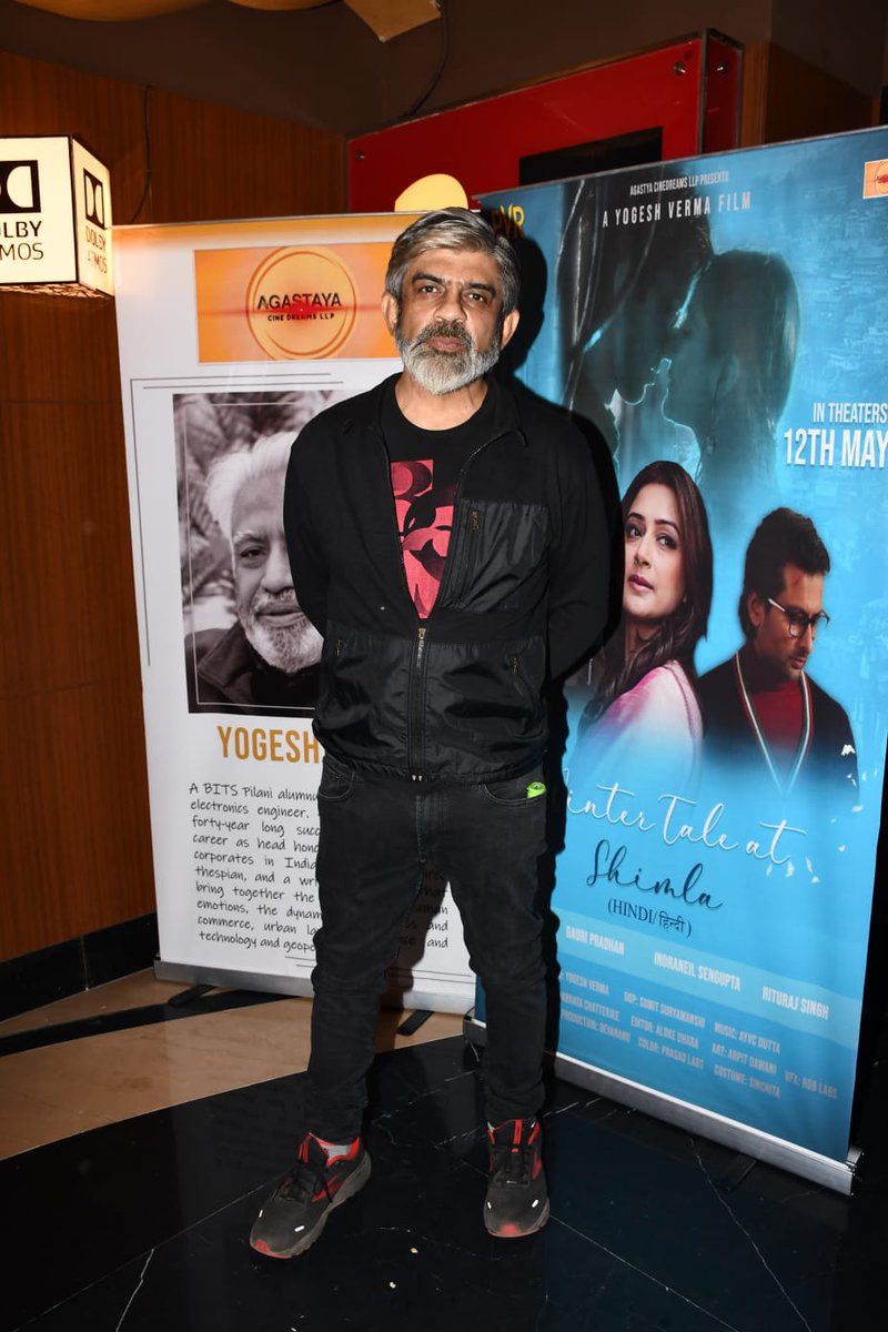 PiictureNKraft's tweet photo. Movie Premiere of Yogesh Verma’s debut directorial film A Winter Tale At Shimla.
#GauriPradhan #Indraneilsengupta #YogeshVerma #Film #AWinterTaleatSHIMLA #Romantic #TaleofRomance https://t.co/o8npnHzhlZ