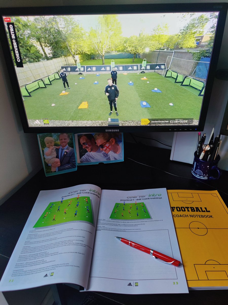 Great content & insight provided by @CoerverCoaching @CoerverEW  tonight! Looking forward to integrating into training with the girls @FlixtonJnrsAFC 💪⚽🥅
#CoerverIntro