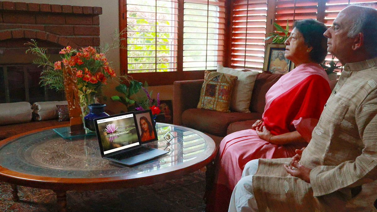 srfyogananda's tweet photo. Discover the solace of group meditation from the comfort of your own home. To join, please visit the Self-Realization Fellowship Online Meditation Center: https://t.co/alueWhA1Pz https://t.co/iZAwJD24dq