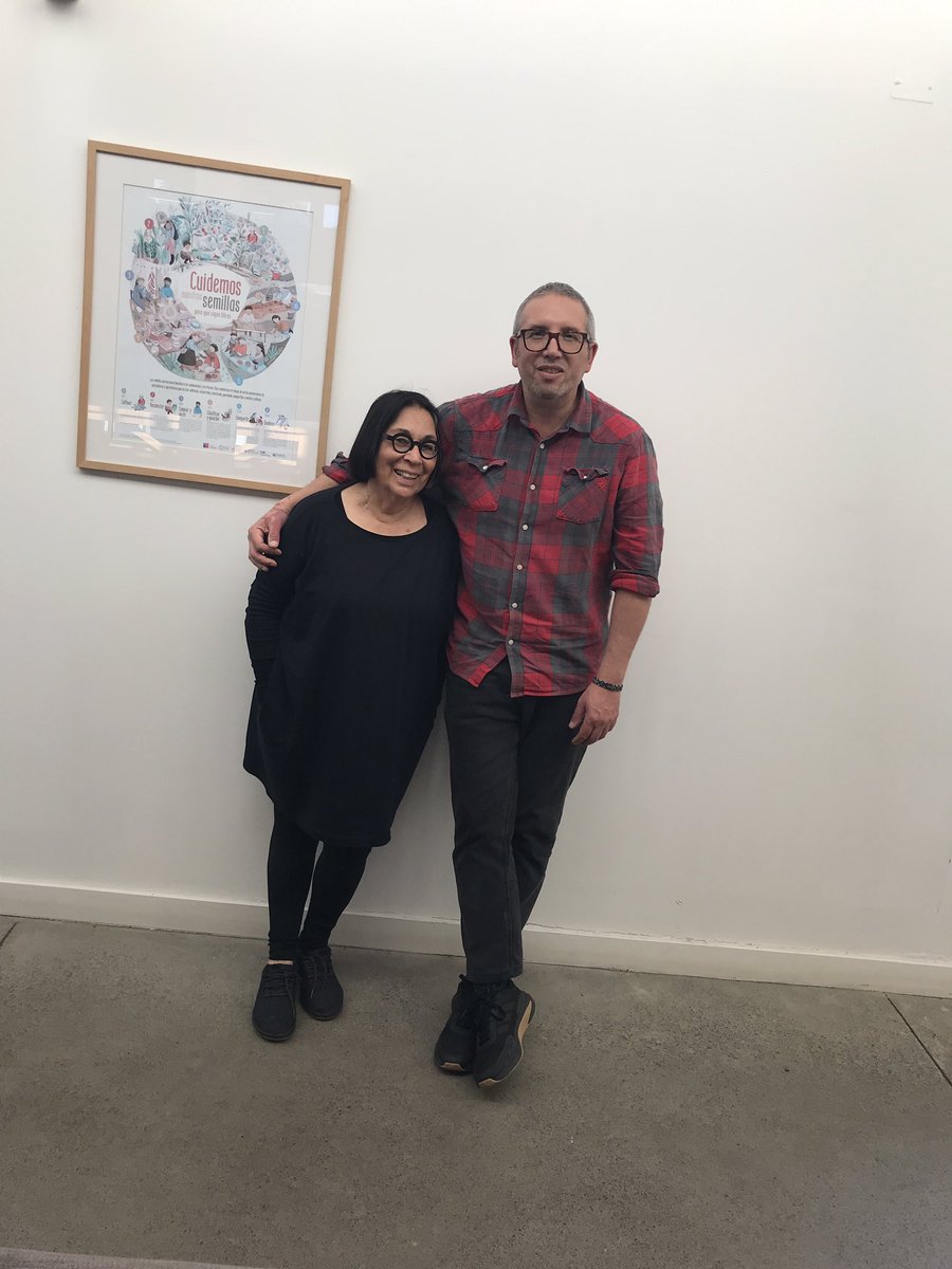 ManuelTironi's tweet photo. Qué gusto pensar, reír, conspirar y palabrear con Marisol de la Cadena @marisoldelacad1. Y con toda la gente fantástica —creativa y provocadora— del taller “¿Pensar en términos imposibles?” https://t.co/HY2bAO5jgP