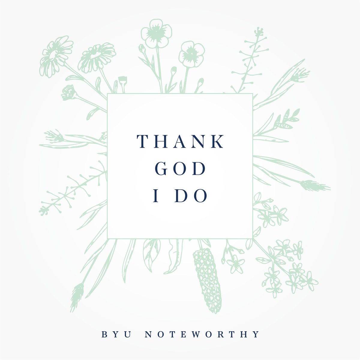 Our NEW cover of Lauren Daigle's beautiful song, "Thank God I Do," drops tomorrow along with the music video. Who are you thankful for in your life? 

Pre-save the song today on Spotify, Apple Music, etc., and join our email list! 
byurecords.lnk.to/nw-thankgodido…
