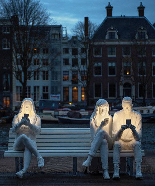 womensart1's tweet image. Absorbed By Light (2018). Installation by Gali May Lucas and Karoline Hinz for the Amsterdam Light Festival #WomensArt