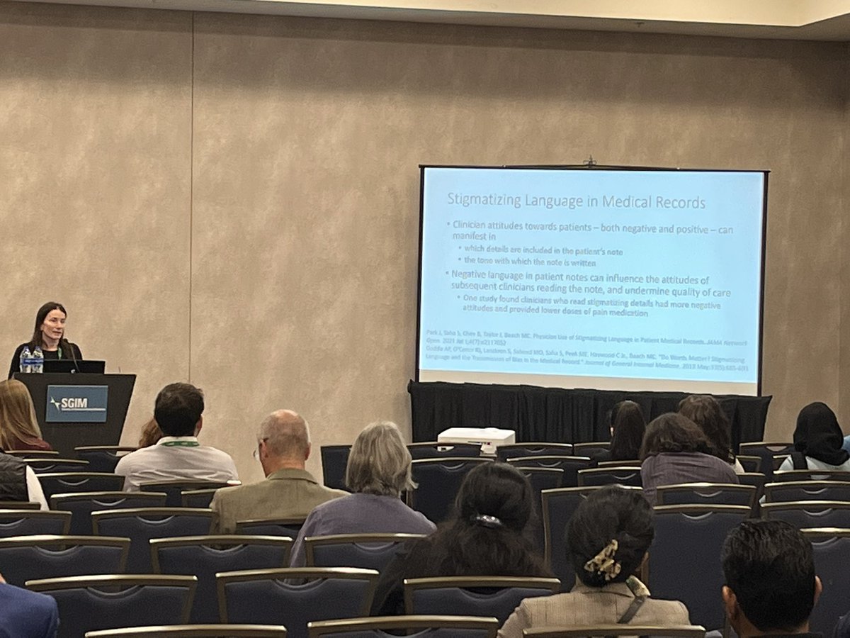 National CSP (@nationalcsp) on Twitter photo One of the greatest parts of my experience <a href="/NCSP_Duke/">NCSP at Duke</a> is the protected time to meet new collaborators and mentors, & also continue working with collaborators and mentors from med school & residency, e.g. <a href="/mcbeachmd/">Mary Catherine Beach</a> — presenting here @ #SGIM23 on stigmatizing language in the EMR One of the greatest parts of my experience <a href="/NCSP_Duke/">NCSP at Duke</a> is the protected time to meet new collaborators and mentors, & also continue working with collaborators and mentors from med school & residency, e.g. <a href="/mcbeachmd/">Mary Catherine Beach</a> — presenting here @ #SGIM23 on stigmatizing language in the EMR