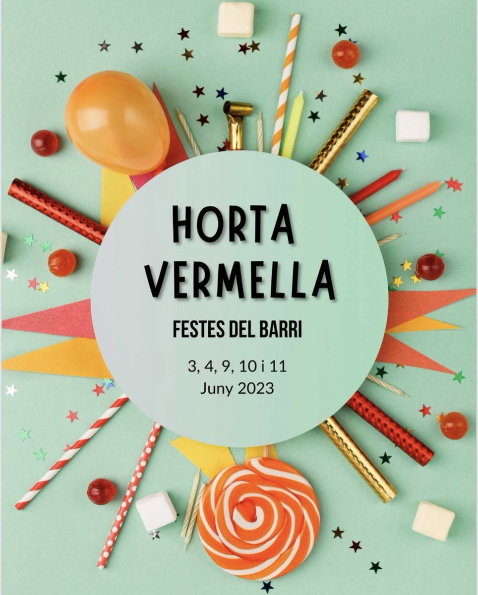 Festeshvermella's tweet photo. Veïns i veïnes, les festes del barri tornen a ser aquí un any més!! 🎉

Properament penjarem tota la programació! 🎺

Guardeu-vos les dates i prepareu-vos per donar la benvinguda a l’estiu amb un cartell molt complert😁

Instagram: https://t.co/wRpOYOSv7B

@vic_cultura @aj_vic https://t.co/DnJf3z7udn