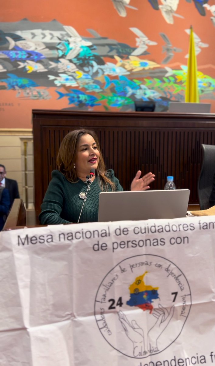 irmalherrera's tweet photo. Avanza la Política para Cuidadores de Personas con Discapacidad. Iniciativa de @AngelaSanchezL, de la cual el @PartidoMIRA es coautor

En @CamaraColombia rendimos ponencia a la objeción presidencial de un artículo del proyecto, y fue votada

Pasa a firma presidencial para ser Ley https://t.co/osNNdEL0T6