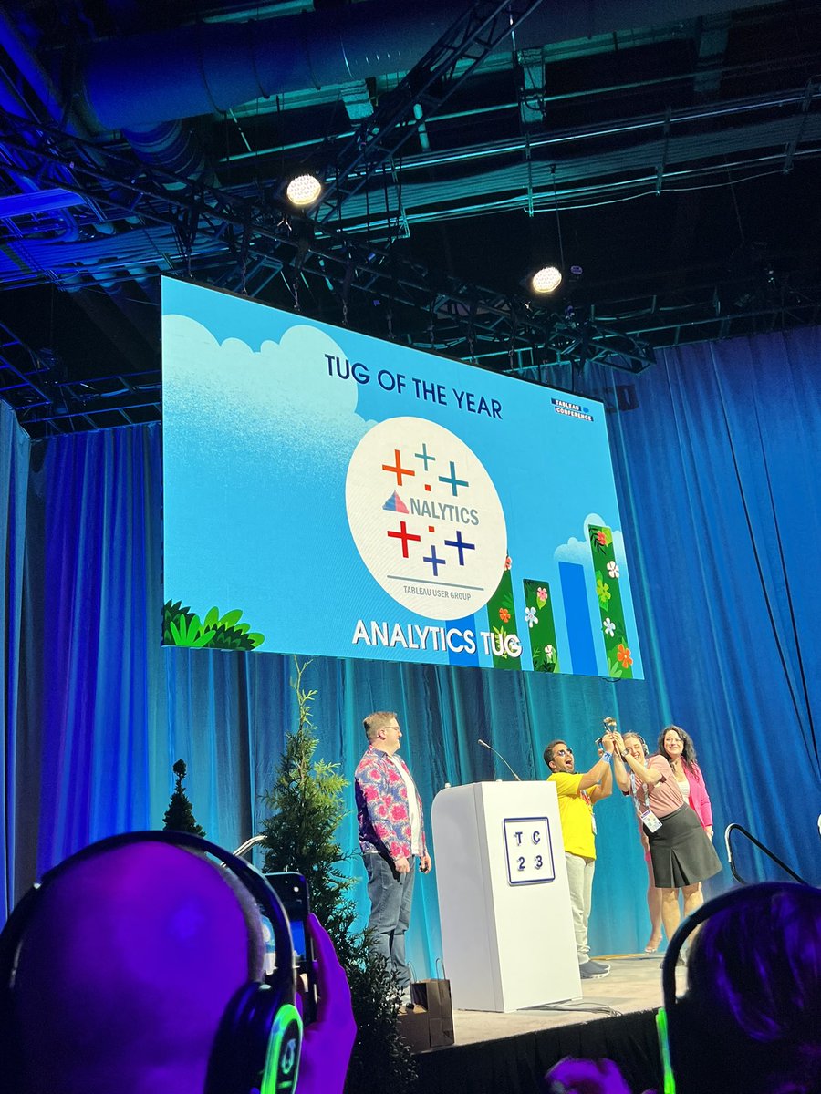 DataPrideTUG's tweet image. Congrats to all the #Data23 #Vizzie nominees &amp;amp; winners! Special shout out to @AnalyticsTug for winning TUG Of The Year and to 2 of #DataPride’s biggest supporters @KevinWee90 for winning Biggest Growth &amp;amp; @ItsElisaDavis for winning the Tableau Community Leader Award!
