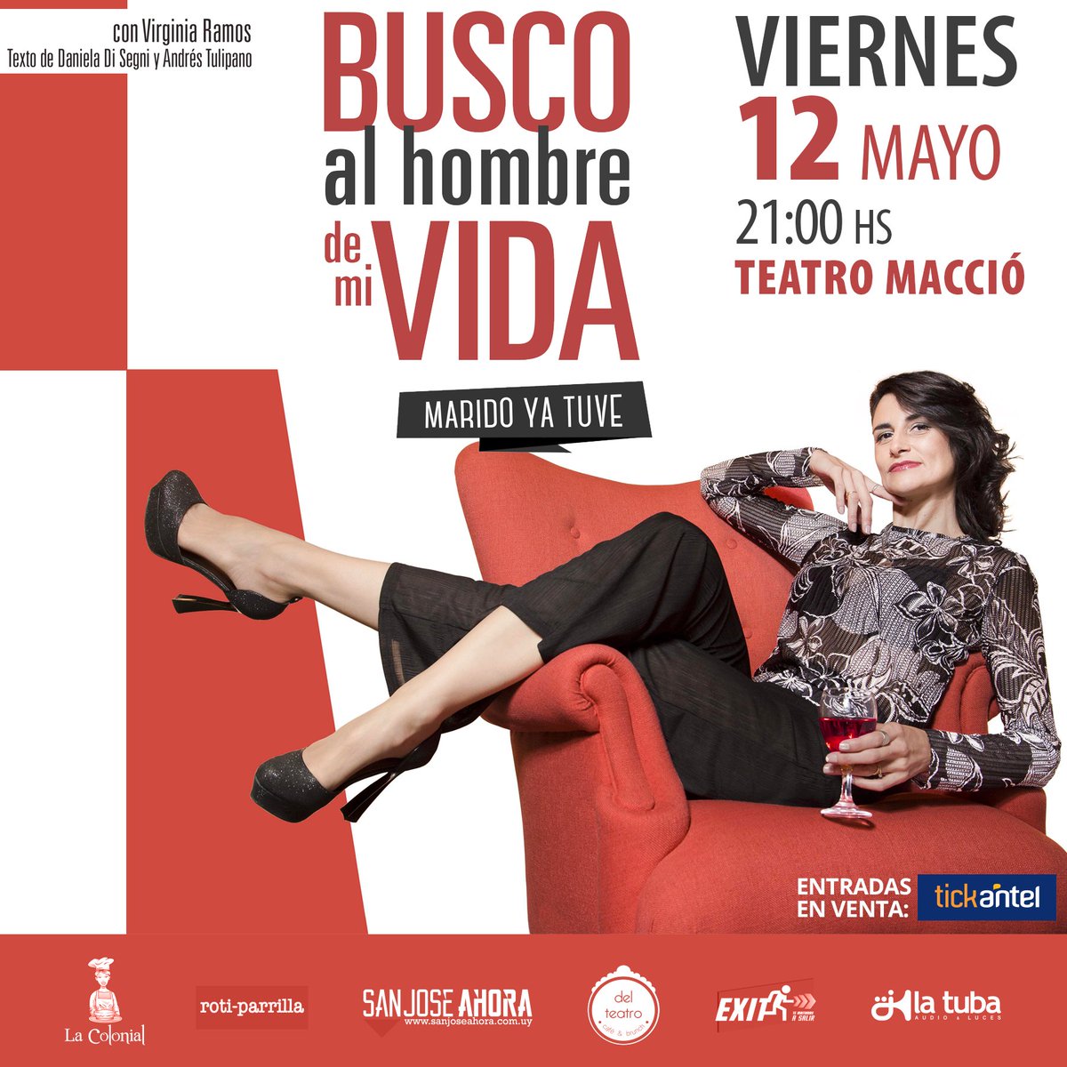 JoseExit's tweet photo. #Mayo #EnelMaccióesDiferente entradas en venta por @Tickantel https://t.co/WsYogmealf