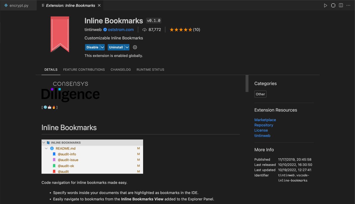 KshitijShringi9's tweet image. As a smart contract auditor, I&apos;m always looking for ways to improve my workflow and efficiency. This VS Code extension has been a game changer for me, providing valuable insights and making the auditing process much smoother. #SmartContractAudits #WorkflowImprovements