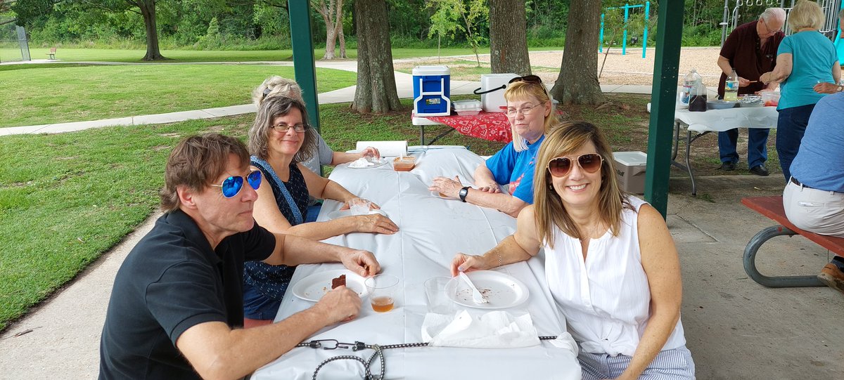 stjudebr's tweet photo. Prime Timers end of the year seafood boil was so much fun and the food was fantastic. 
If you've ever considered joining this ministry, you can learn more by visiting the St. Jude website https://t.co/LZH7R95STT or contact Mindy in the Parish Office at 225-766-2431. https://t.co/h42dOwGpVK