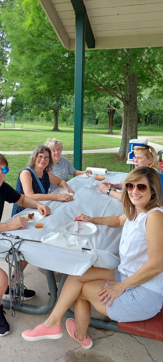 stjudebr's tweet photo. Prime Timers end of the year seafood boil was so much fun and the food was fantastic. 
If you've ever considered joining this ministry, you can learn more by visiting the St. Jude website https://t.co/LZH7R95STT or contact Mindy in the Parish Office at 225-766-2431. https://t.co/h42dOwGpVK