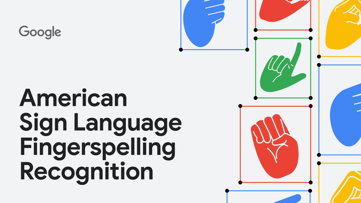 🎉 Announcing the release of one of the largest datasets of ASL fingerspelling videos and a Kaggle ML competition awarding ML engineers who develop the most accurate ASL fingerspelling translation models using MediaPipe and TFLite. 

Jump in ➡️ goo.gle/42uO5y8