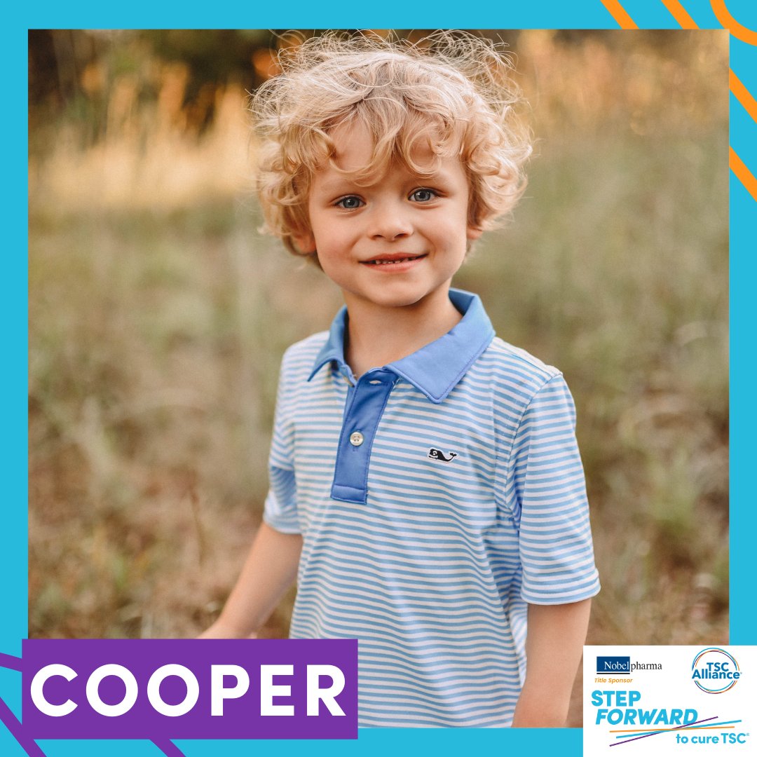tscalliance's tweet photo. Meet Cooper Brabham from Texas.
Cooper was diagnosed with TSC at four months of age.
Cooper is stepping forward to ensure a better future for the next generation of TSC warriors.
Step Forward with Cooper: https://t.co/szVcOktUIP
#warriorspotlight #step4tsc https://t.co/k3e0IoveYC
