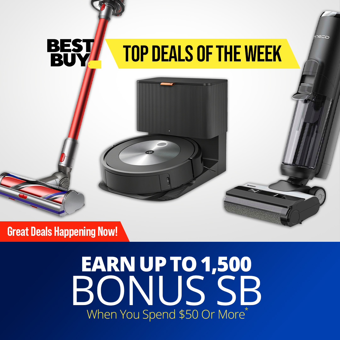 Swagbucks's tweet image. #Giveaway - One lucky member will win a #Tineco Floor One S5 Extreme – 3 in 1 Mop, Vacuum &amp;amp; Self Cleaning Smart Floor Washer with iLoop Smart Sensor from Best Buy. See the details and enter here:

facebook.com/swagbucks/phot…
