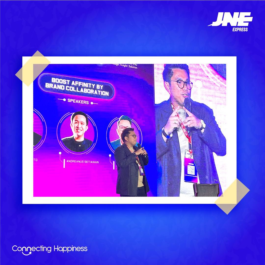 JNE_ID's tweet photo. Dalam kesempatan ini juga JNE memberikan pemaparan dalam sesi WOW Brand Festive Day 2023 dengan tema “Branding for the Game Changers” yang menjelaskan materi mengenai “Boost Affinity by Brand Collaboration” yg selama ini dilakukan oleh JNE.

#JNE #WOWBrandFestiveDay2023 #MarkPlus https://t.co/buzaX53AYo