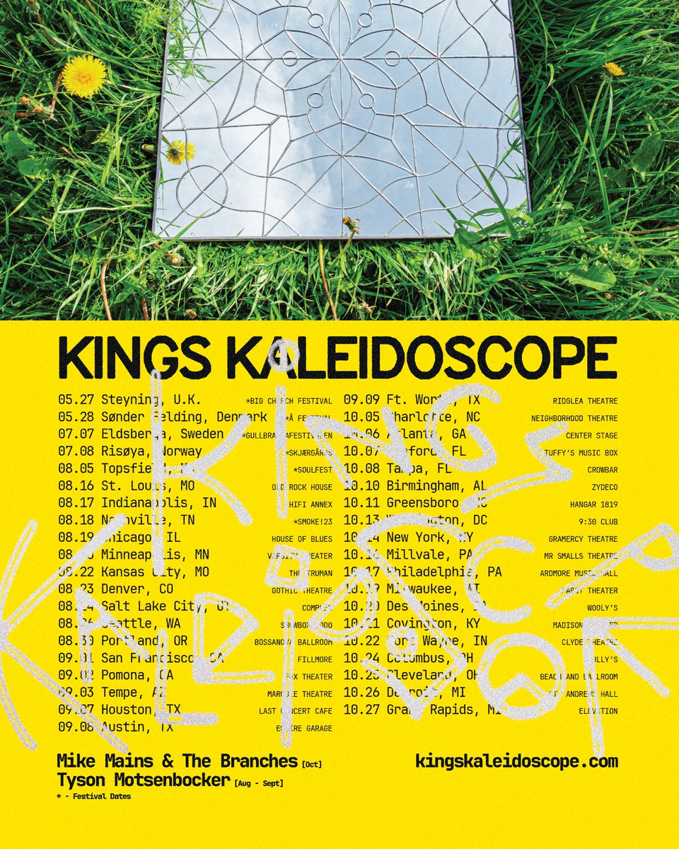 Tickets tomorrow 10am local time: kingskaleidoscope.com