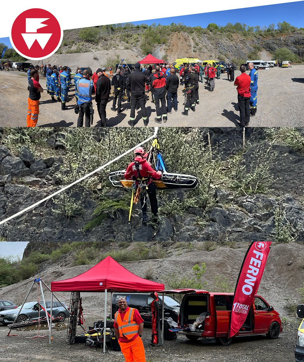 We would like to thank Clive Bush GInSTR🇬🇧🇺🇸🇯🇵🇧🇪 for a great day at Stanford Quarry watching specialist rope rescue teams perform amazing rescue scenarios - they do this to share best practice and new ideas or methods to make sure when we need their services we are in safe hands