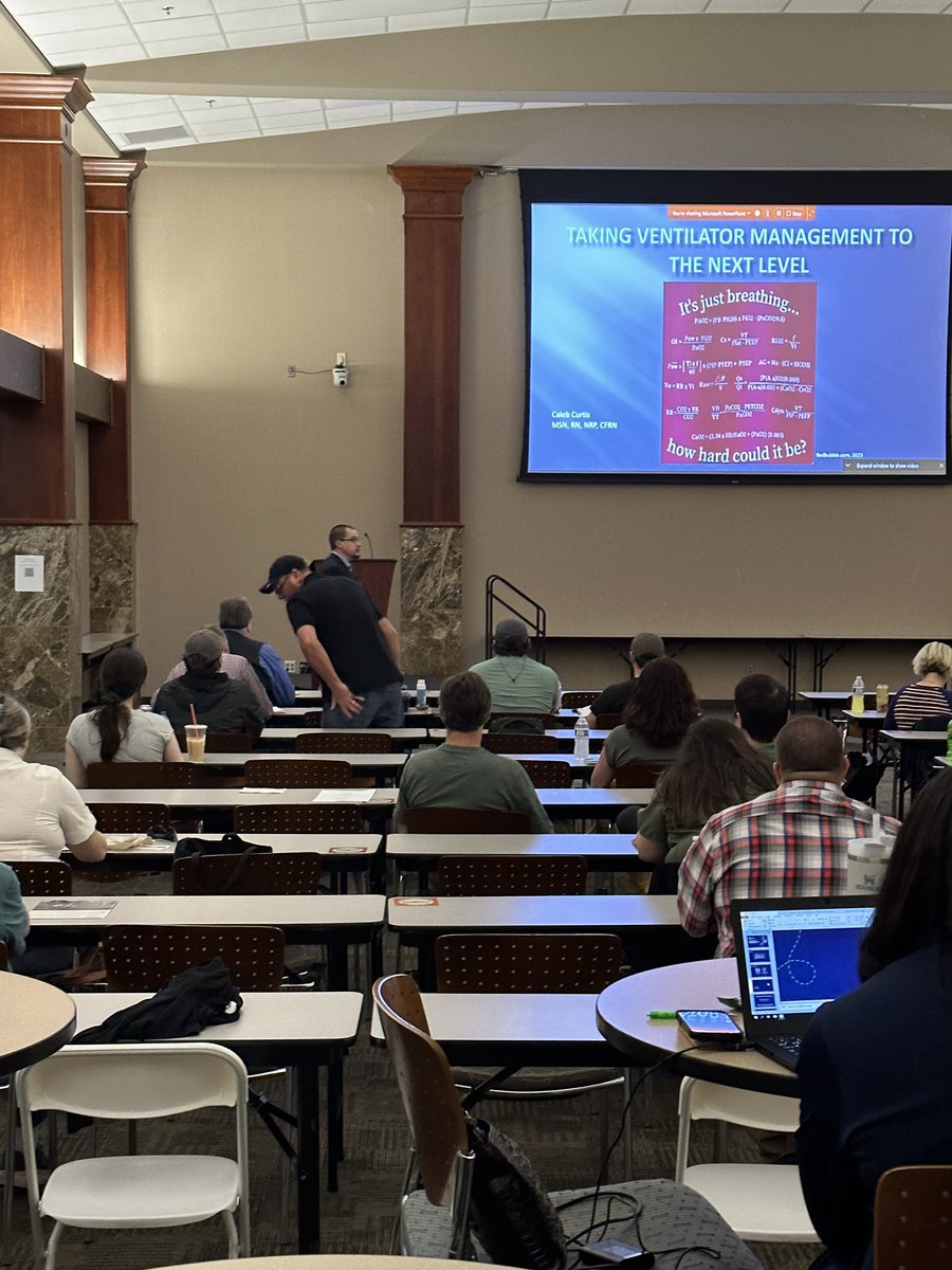 RocketCityEMCo1's tweet photo. Caleb Curtis is teaching us about Advanced Ventilator Management!!! https://t.co/HQgArVUm8p