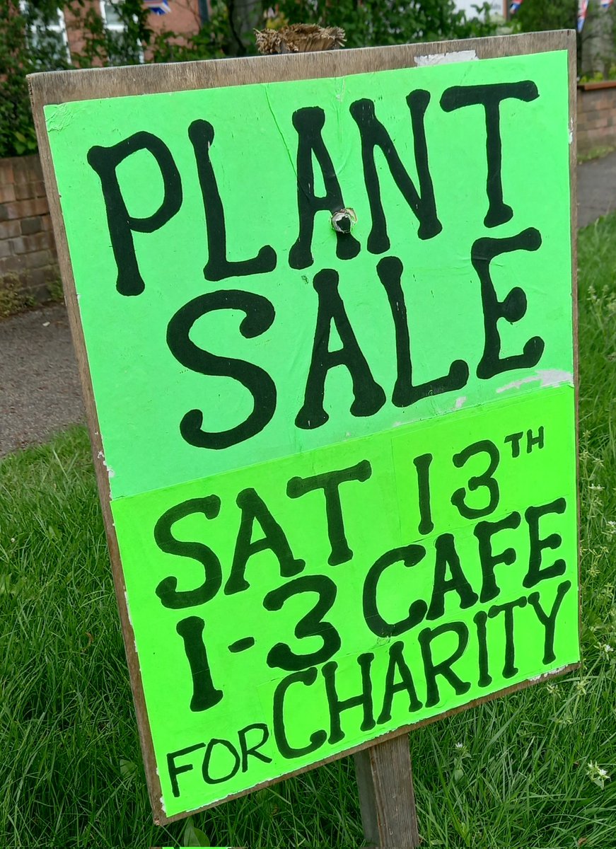 JohnSherbourne's tweet photo. MBC Plant Sale. Saturday 13th May. Free entry. #Moortown #Leeds #plants #charity https://t.co/cST9dmAfBS