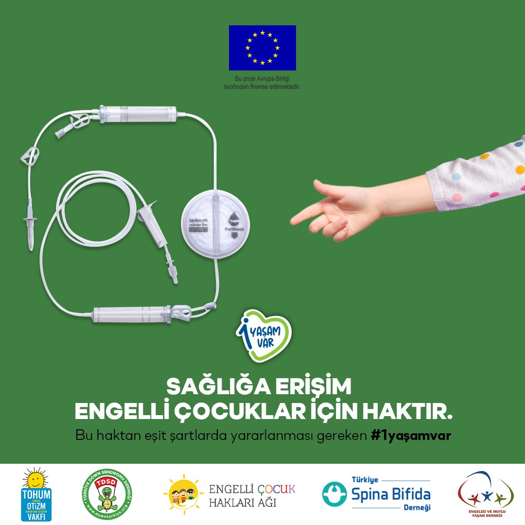 LÖKOSİT FİLTRESİ Türkiye'de en sık görülen kalıtımsal hastalıklar arasında yer alan Talasemi hastası çocuklar için temel bir hak!

Sosyal Güvenlik Kurumu tarafından; infizyon pompası, Thalaset, distile su, emla kremi, fılaster, 10’luk enjektor lökosit filtresi gibi sürekli+