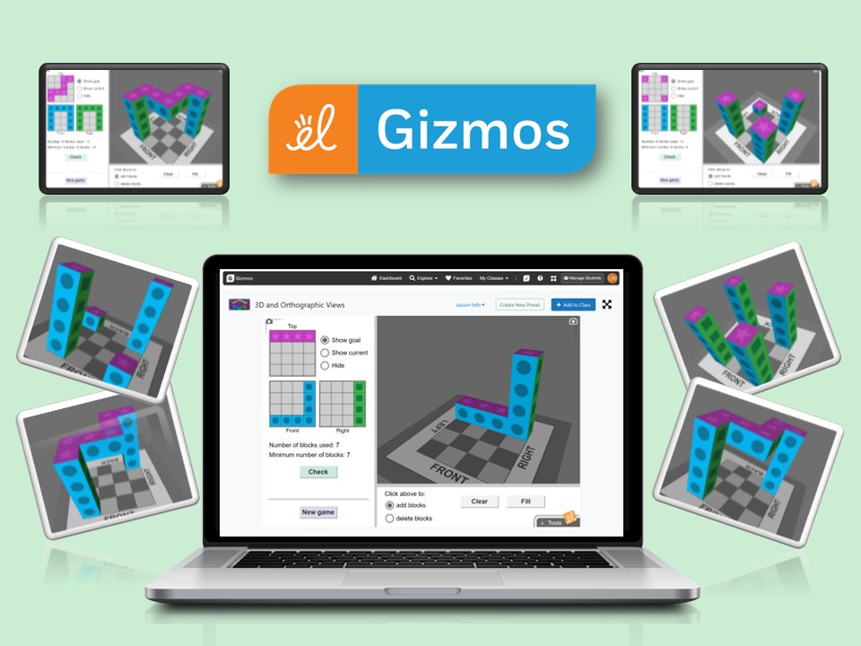 Students used <a href="/ExploreLearning/">ExploreLearning</a> Gizmos today to explore perspective views, arranging 3D blocks to match 2D views. Such an engaging and effective way to consolidate their learning! <a href="/VLES_cdsbeo/">Virtual Learning Elementary School</a> <a href="/English_Cath/">Catherine English</a> <a href="/CDSBEO_Curric/">CDSBEO Curriculum Team</a> <a href="/jamesonlee_/">Jameson Lee</a> <a href="/MegShaneWood/">Meghan Wood</a>