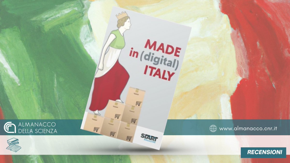 L’ e-commerce nel Paese
Recensioni #AlmanaccoCnr
'Made in (digital) Italy' (Innovative Publishing S.r.l.) è un libro di Michele Guerriero realizzato da @StartMagNews che tratta delle dinamiche di sviluppo dell'e-commerce in Italia
Leggi la recensione👇almanacco.cnr.it/articolo/9021/…