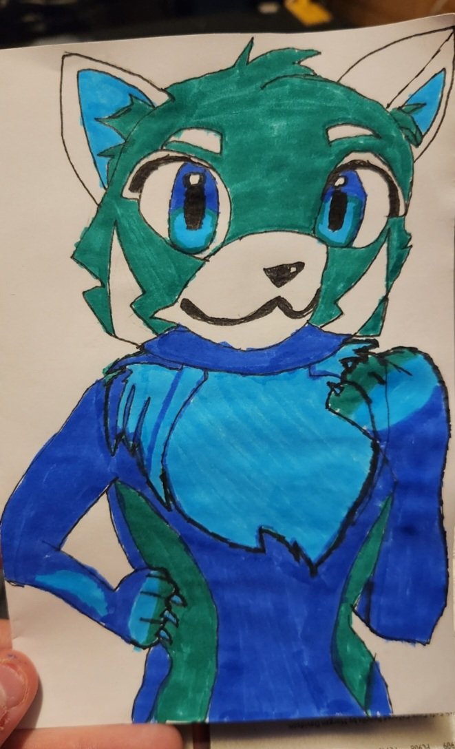 Sky5133's tweet photo. @GoldApolloArt @RenTheProtogen Congrats on 3k, thank you for the opportunity! https://t.co/Yv0jK0zPa1