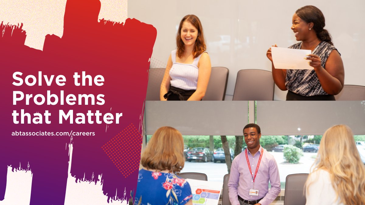 AbtGlobalImpact's tweet photo. We are counting down to our interns joining our team of Bold Thinkers on June 5!

The #Abternship program offers an enriching experience where students can explore areas of interest and work on impactful projects.

#WorldatAbt #internship https://t.co/5OjX20Yz2y