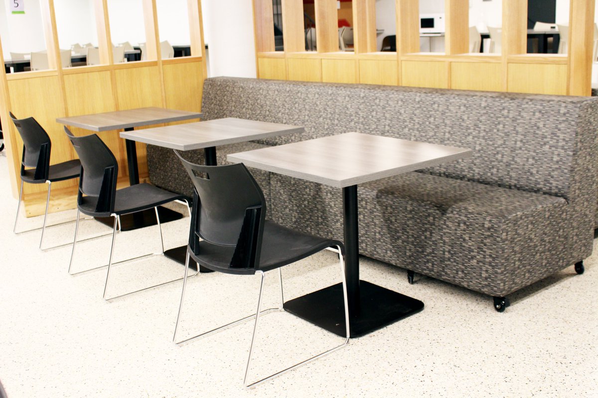 Fre3domInterior's tweet photo. Fre3dom Interiors worked with Lee’s Summit High School to revamp their cafeteria furniture to not only match current construction going on, but to also provide mobile furniture along with a variety of seating and table heights. https://t.co/doQnoMbPRW