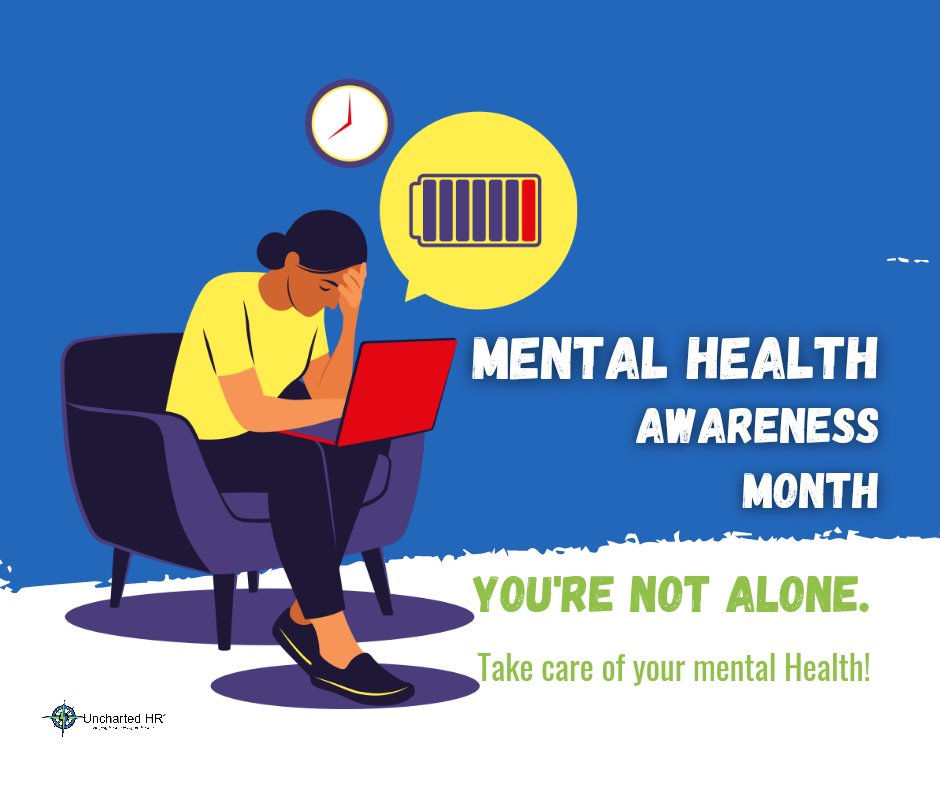 The month of May has been designated as Mental Health Awareness Month, a time to educate people on the importance of mental health and fight the stigma that still surrounds the topic.  

#hrconsulting #humanresources   #mentalhealth #MentalHealthAwarenessMonth  #hrservices