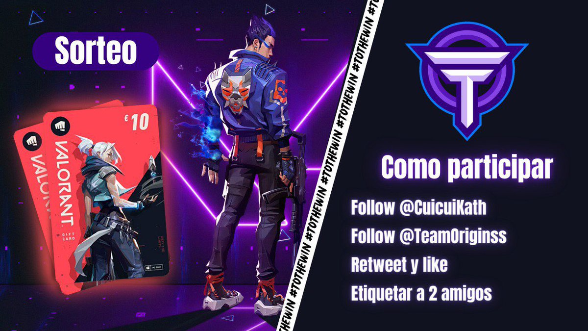 TeamOriginss's tweet photo. Para celebrar la  llegada de @CuicuiKath al equipo, les traemos un sorteo de 1150 VP, los requisitos para participar son:

-Follow @CuicuiKath y @TeamOriginss ✔
-Like y RT ✔
-Mencionar 2 amigos ✔

#TOthewin https://t.co/pNO0ISmcjM