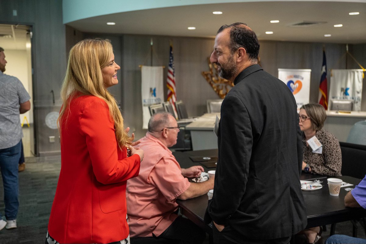 The <a href="/KleinISD/">Klein ISD</a> Clergy Coffee this morning was so refreshing. Great to chat with all of our faith-based partners who came together to share our love for our #KleinFamily. Thankful for their servant-hearts &amp; how they always show up for our kids and teachers every chance they get.❤️