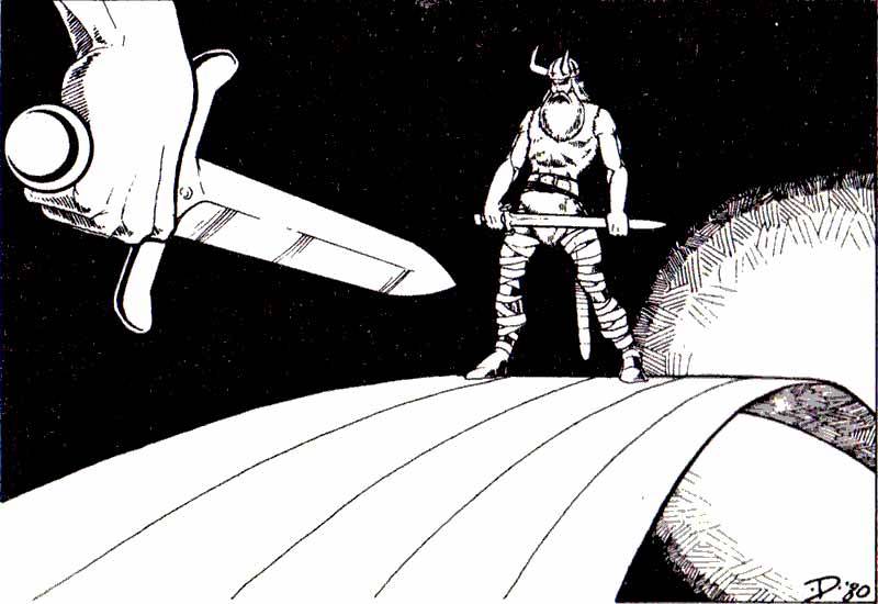 ShanePlays's tweet photo. Heimdall says you shall not pass.... on Thac0 Thursday!!
Credit: Jeff Dee
#thaco #thac0 #thac0thursday #thacothursday #dnd #rpg #fantasyart #norsemythology https://t.co/eNJRQKDCvN