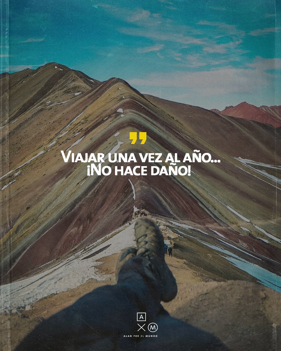 Alan por el mundo tweet media