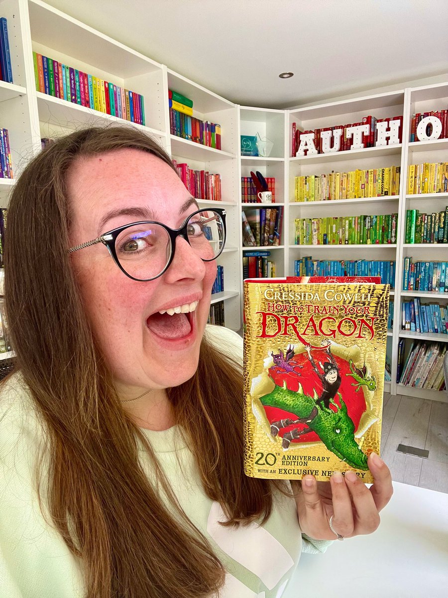 authorfy's tweet photo. ✨ We’ve got a special 20 year ANNIVERSARY EDITION of How To Train Your Dragon to giveaway!! ✨

Just RT by 31.05.23 to enter. UK only.

And remember to watch our videos with @CressidaCowell &amp; download our HTTYD resources at https://t.co/ROvGDXHF3i https://t.co/NB889pfKIU