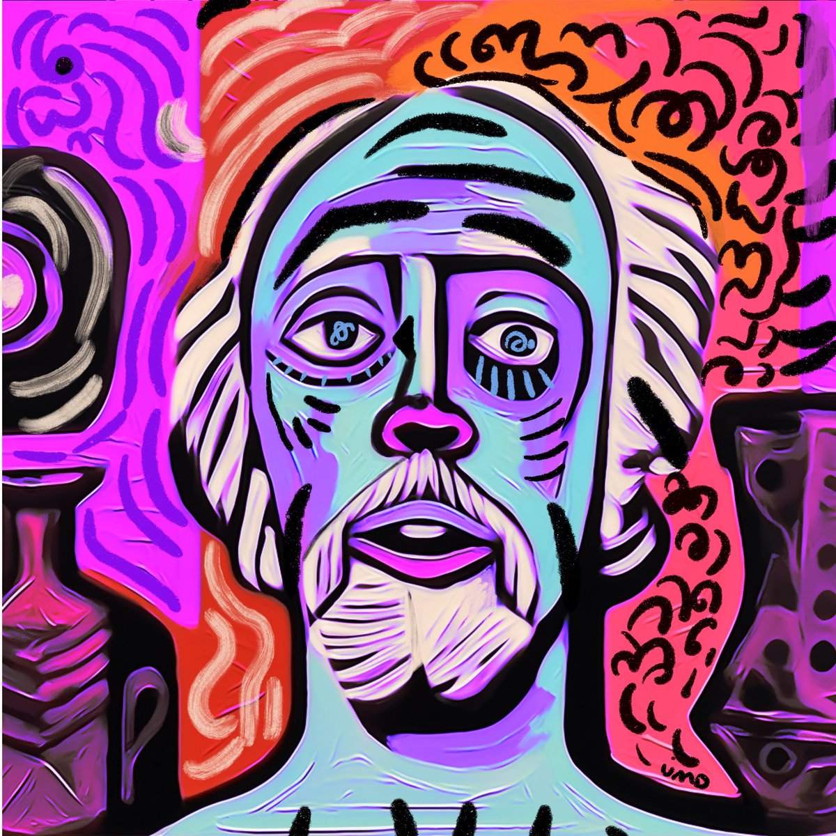 unnikrishna's tweet image. The profile picture is not just a snapshot, it's a canvas to convey personality, mood, and attitude. Let self-portrait be a statement that speaks volumes about creativity and authenticity.  #examarket #nfc23 #ArtisticStatement #SelfPortrait