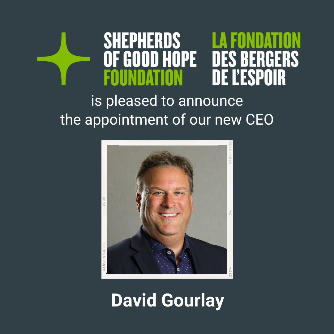 Shepherds of Good Hope Foundation will have a new CEO as of July 1. David Gourlay joined the Foundation in 2020 as Director of Philanthropy and moved to VP in 2022. The same year, David was named Outstanding Fundraising Professional by <a href="/AFPottawa/">AFP Ottawa (@afpottawa.bsky.social)</a>. Congrats <a href="/davidgourlay/">David Gourlay</a>!