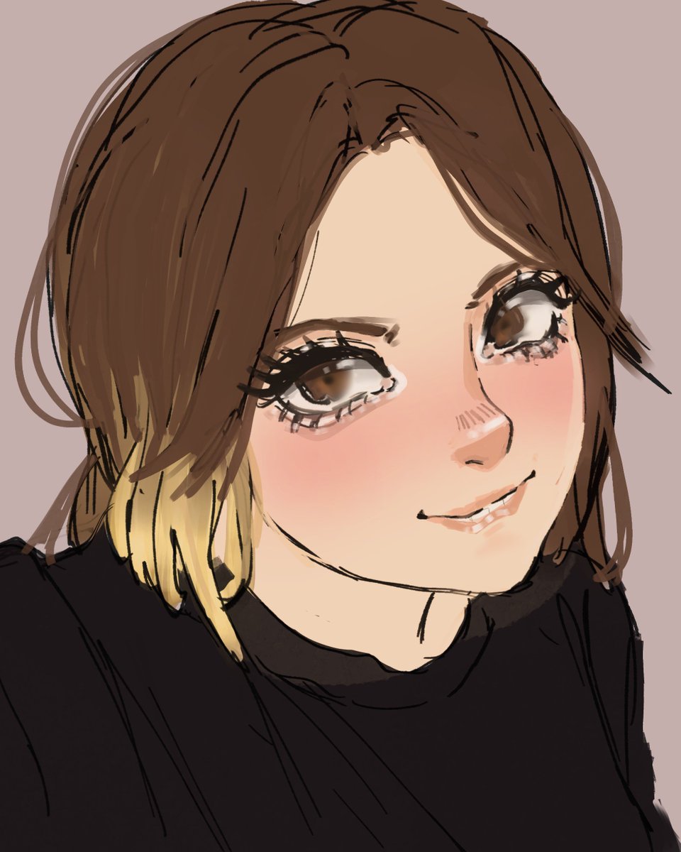 Drawing of myself :3 colored sketch, i dunno if i'll finish it...

#clipstudiopaint #digitalart #coloredsketch