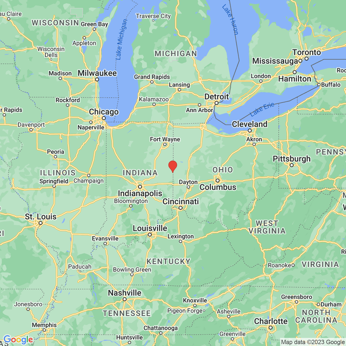 New town every hour on Twitter "Union City, Indiana Population 5,223