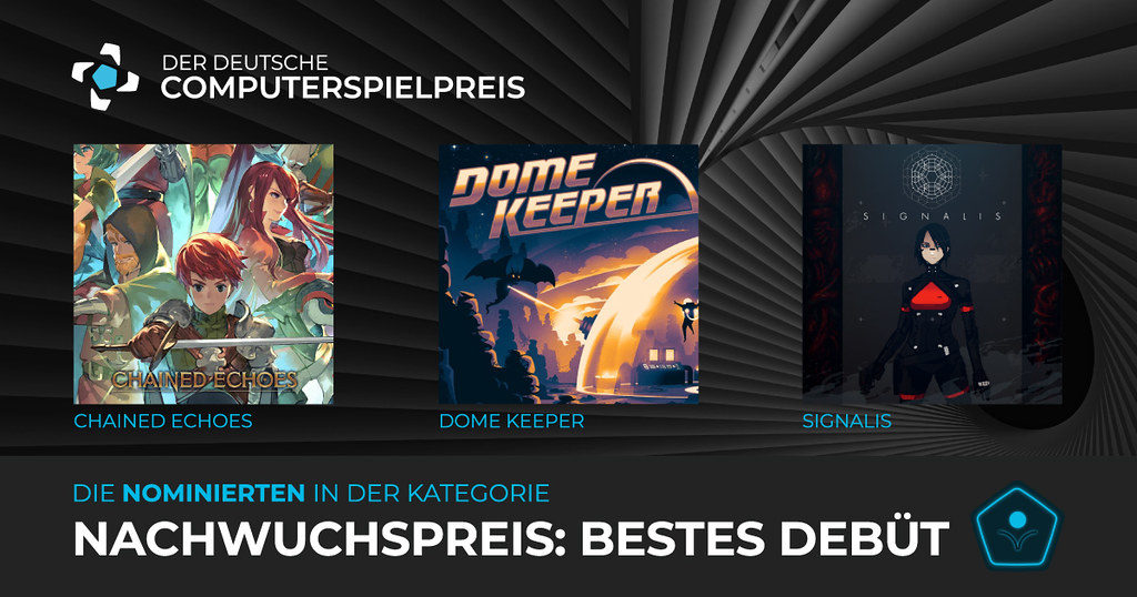 MdMagazin's tweet photo. Heute ab 20 Uhr wird der @DerDCP 2023 verliehen. Nominiert ist u.a. @DomeKeeper von @BippinBits aus #Dresden als "Bestes Debüt". Wer mehr zu Innovationen der #Gaming-Szene aus #Sachsen erfahren will, wird in unserem Bericht zu @GamesXRMD fündig: https://t.co/ZpteGatsiG #derDCP https://t.co/aD8yNlBurp