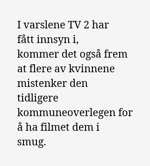 TV 2: Har identifisert kvinner som legen skal ha filmet i skjul tv2.no/nyheter/innenr…