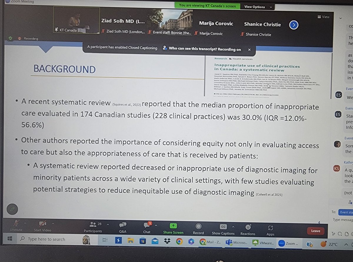 ZiadSolh's tweet image. Excited to be virtually attending the
@KTCanada conference #KnowledgeTranslation #KnowledgeMobilization