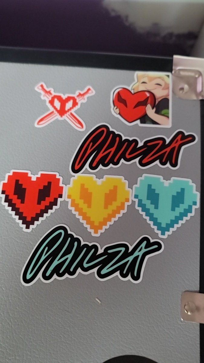 _Ladybug_Luv_'s tweet photo. Little @Ph1LzA sticker shrine.
(Yes I got these stickers years ago and just committed to putting them on something today) https://t.co/tjY2E1NX1b