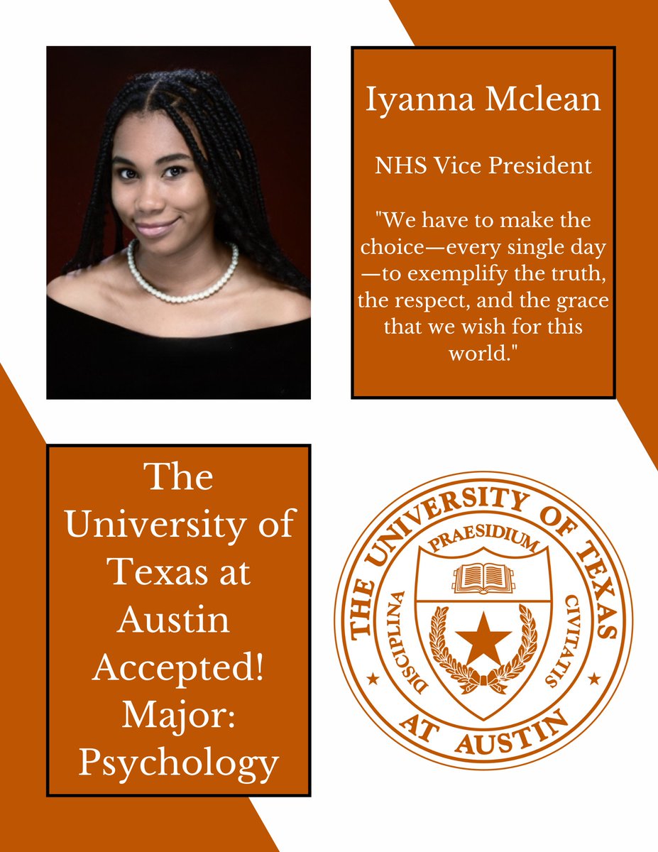 tmhsfuture's tweet photo. Congratulations Class of 2023 Valedictorian Iyanna McLean! Let's go Longhorns!!
#seniorssigningout https://t.co/XO7Cird2uG