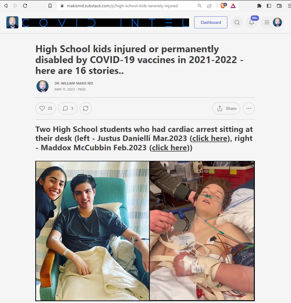 Miramichi, NB - 17 year old Jasmine Comeau had 2nd Pfizer COVID-19 mRNA vaccine on Sep.22, 2021

She immediately suffered neurological injuries, was unable to walk

She is now wheelchair-bound & suffers from muscular dystrophy (read more in article)

#DiedSuddenly #cdnpoli #ableg